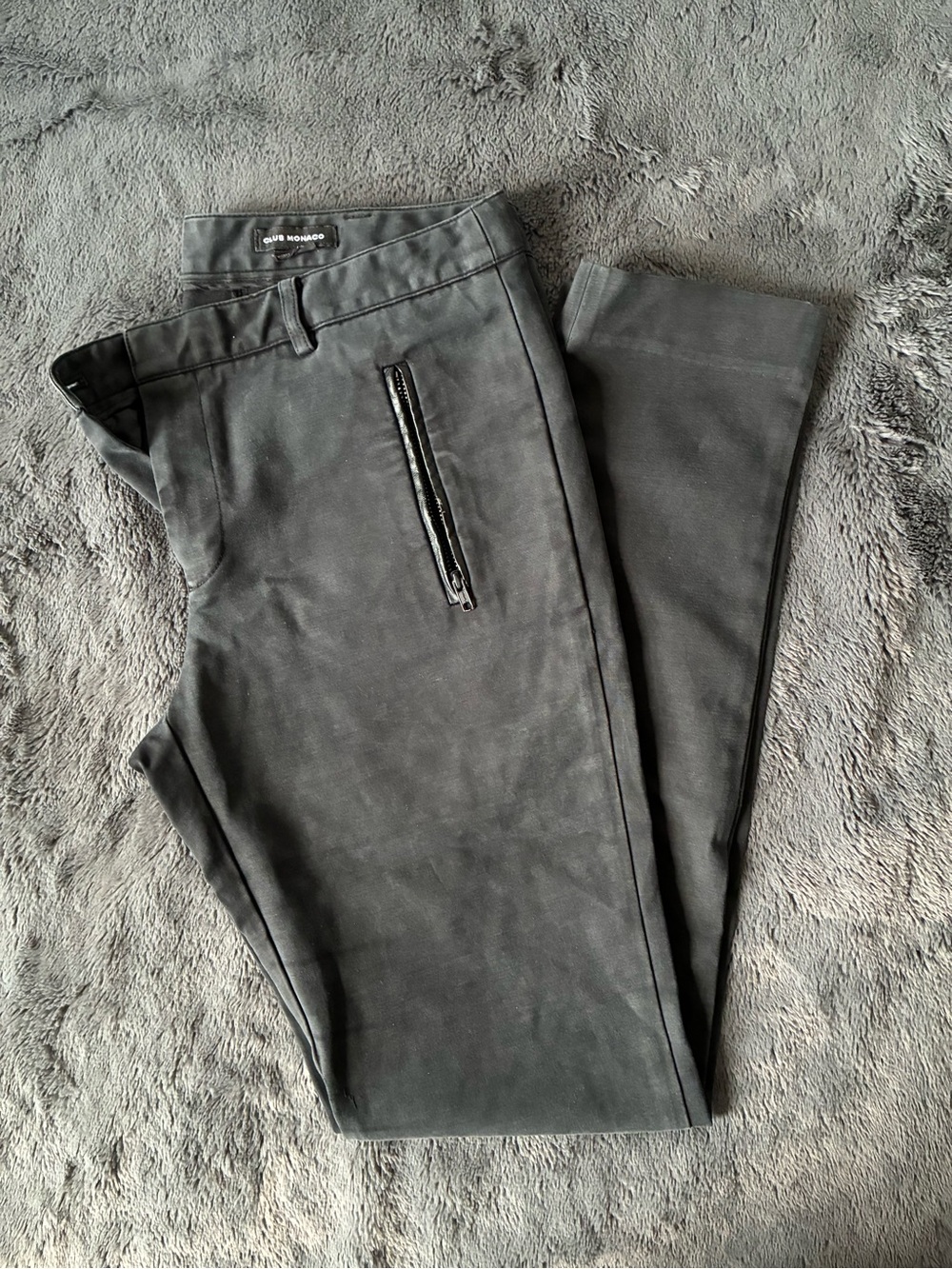 Club Monaco Charcoal Pants with Zip Pocket - Size 8